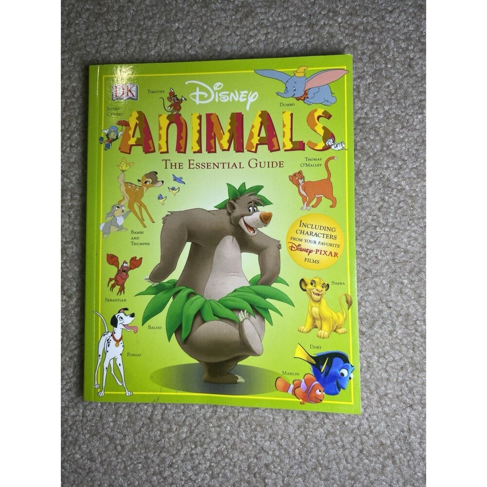 Disney Animals The Essential Guide DK 2006 Softcover Pixar Characters Book